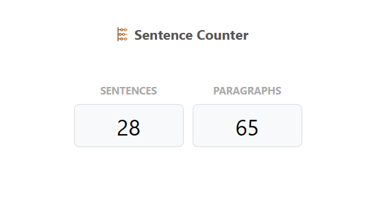 Sentence Counter Online - Keyword Tool Dominator