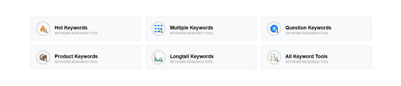 Screenshot of KTD’s Keyword Research Tools